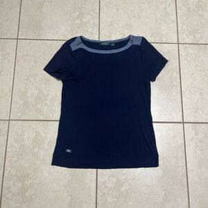 Lauren Ralph Lauren Navy T-Shirt!